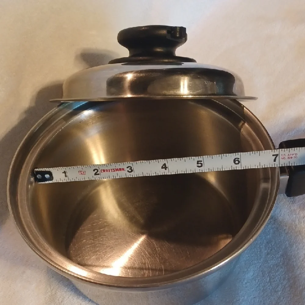 Stainless Steel Saucepan 5 Ply Stainless Pot With Lid Made In The USA